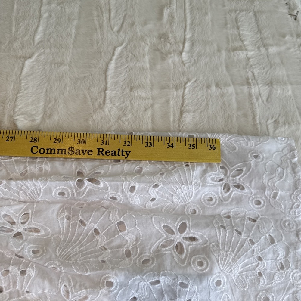 Lilly Pulitzer Windslow Resort White Sealife Eyelet Tiered Maxi Skirt 12 MSRP198 - Picture 4 of 9